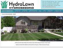 Tablet Screenshot of hydroseedinginutah.com